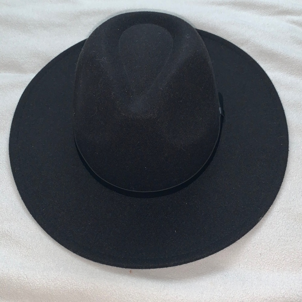 🆕 new black wool hat medium large perfect for fall
